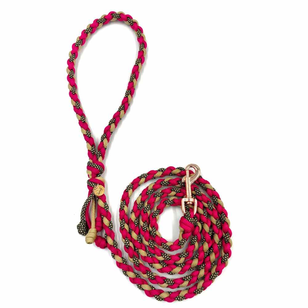 Smycz pleciona Red Royale