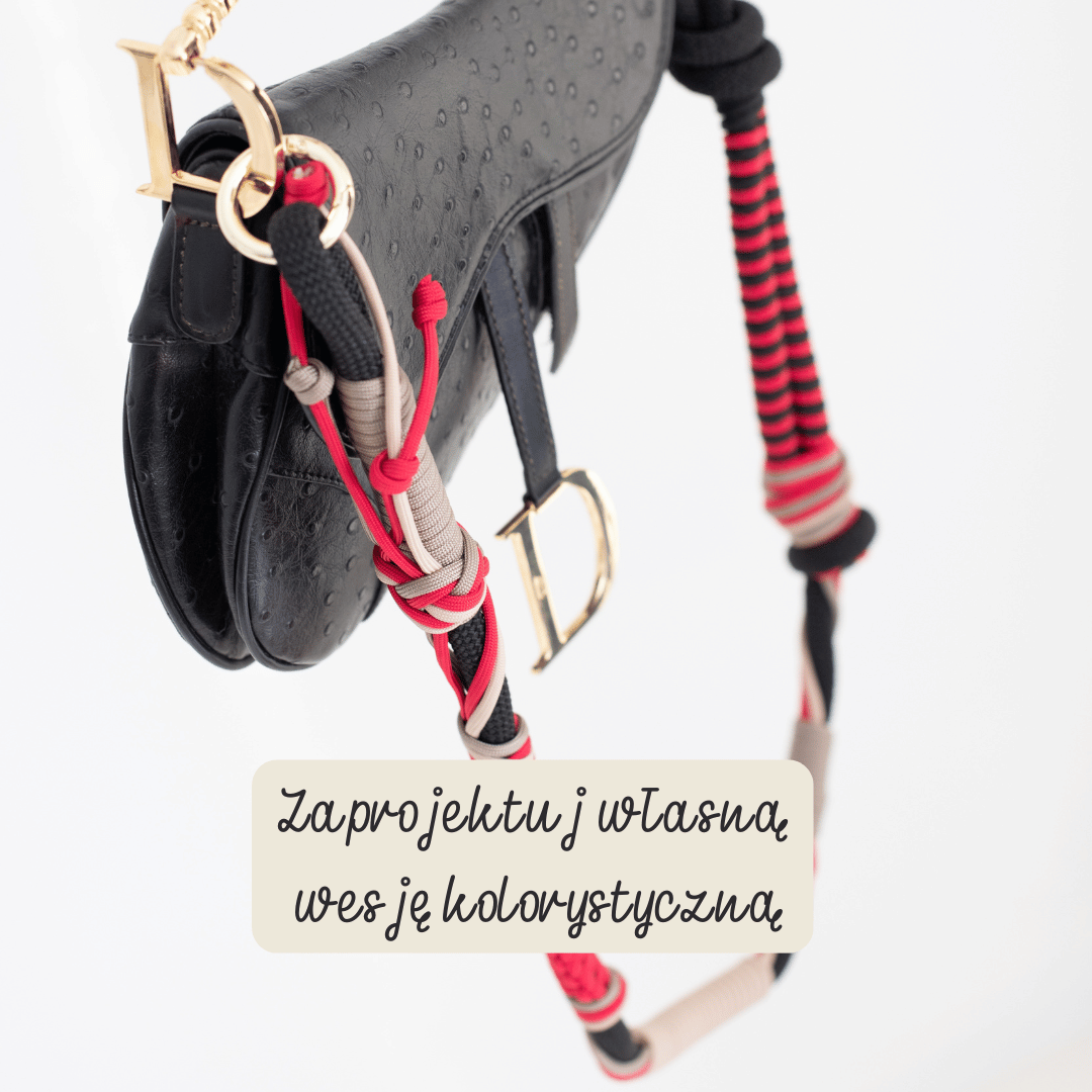 Personalizowany pleciony pasek do torebki - stwórz własną wersję kolorystyczną